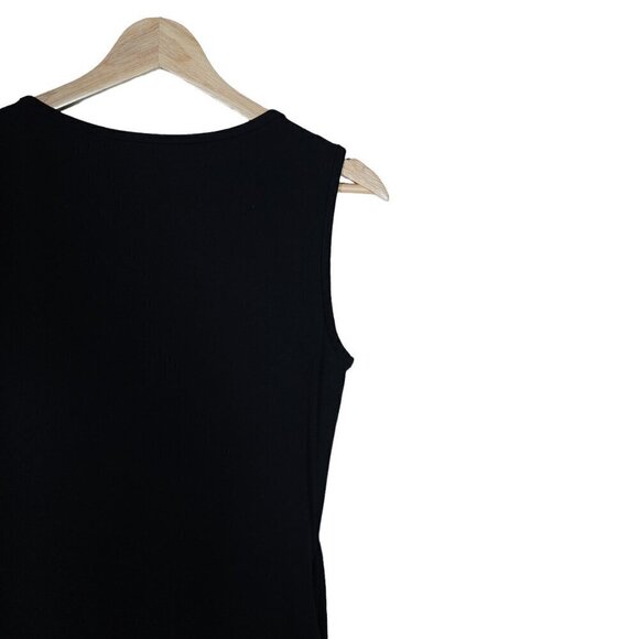 Diane von Furstenberg DVF Womens Dress 4 Black Blue Polka Dot Sleeveless Mini - Picture 12 of 15